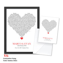 Load image into Gallery viewer, Valentine's Day Print กรอบรูปวันวาเลนไทน์ 8 x 10"