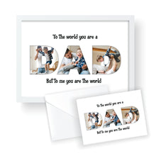 Load image into Gallery viewer, Father's Day Print กรอบรูปวันพ่อ 8 x 10"