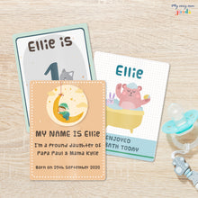 Load image into Gallery viewer, Baby Milestone Cards (Cute)