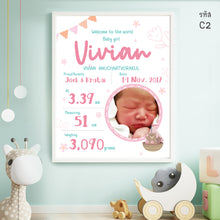 Load image into Gallery viewer, Baby Print กรอบรูปประวัติลูกน้อย 8 x 10&quot;
