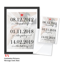 Load image into Gallery viewer, Valentine&#39;s Day Print กรอบรูปวันวาเลนไทน์ 8 x 10&quot;
