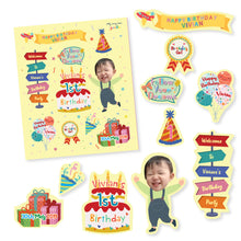 Load image into Gallery viewer, Birthday Magnet Set  เซตแม่เหล็กวันเกิด (10ชิ้น)
