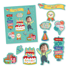 Load image into Gallery viewer, Birthday Magnet Set  เซตแม่เหล็กวันเกิด (10ชิ้น)
