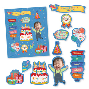 Birthday Magnet Set  เซตแม่เหล็กวันเกิด (10ชิ้น)