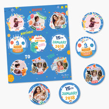 Load image into Gallery viewer, Birthday Magnet Set  เซตแม่เหล็กวันเกิด (9ชิ้น)
