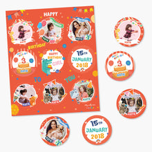 Load image into Gallery viewer, Birthday Magnet Set  เซตแม่เหล็กวันเกิด (9ชิ้น)
