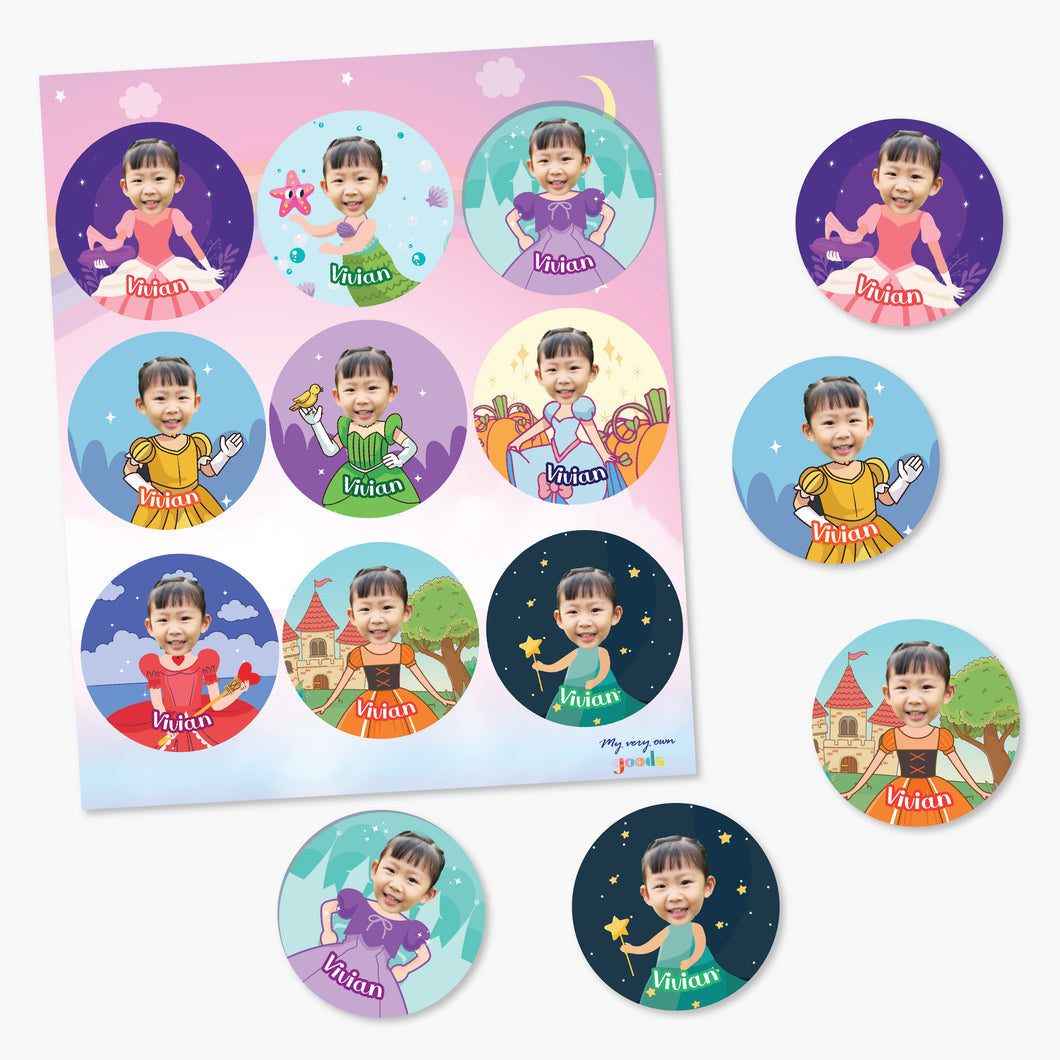 Princess Magnet Set  เซตแม่เหล็กเจ้าหญิง (9ชิ้น)