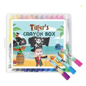 Pirate Crayon Box