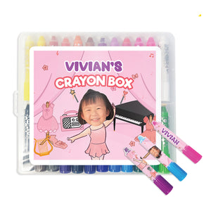 Ballerina Crayon Box