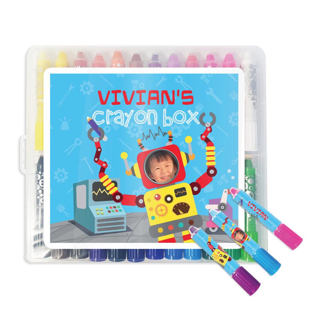 Robot Crayon Box